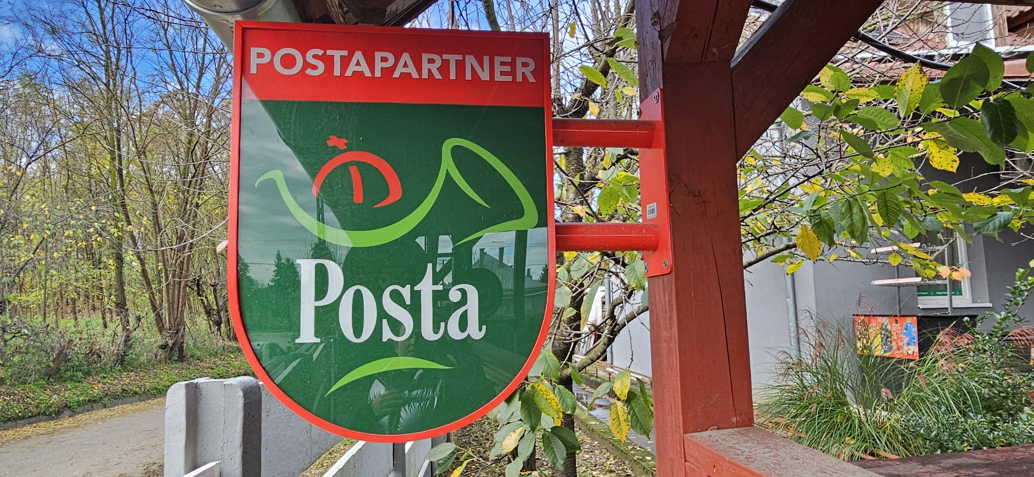 Posta Partner tábla